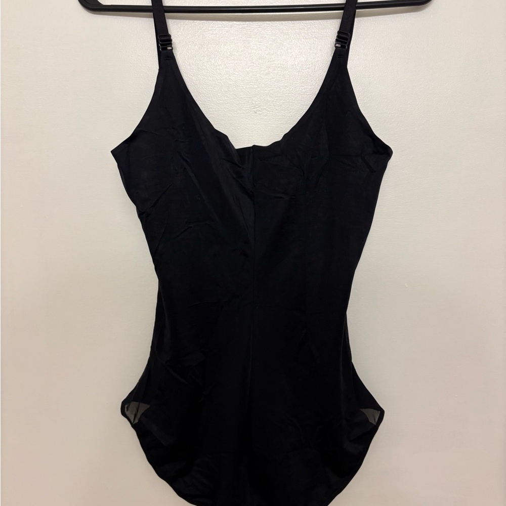 SPANX Assets Red Hot Label Black Shapewear Bodysuit Tank - Picture 3 of 6